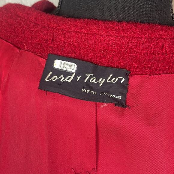 Vintage 30's Lord + Taylor/Saks Fifth Avenue wool maxi coat women's 14-16 - Picture 10 of 16